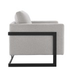 Posse Upholstered Fabric Accent Chair - Image 3
