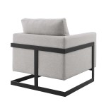 Posse Upholstered Fabric Accent Chair - Image 4