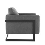Posse Upholstered Fabric Accent Chair - Image 11