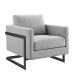 Posse Upholstered Fabric Accent Chair - Image 18