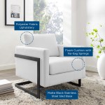 Posse Upholstered Fabric Accent Chair - Image 32