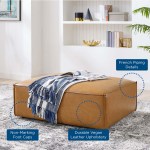 Restore Vegan Leather Ottoman - Image 8