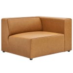 Mingle 3-Piece Vegan Leather Sectional Sofa - Image 21