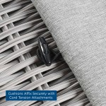 Conway Outdoor Patio Wicker Rattan Armchair - Image 3