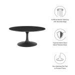 Lippa 36" Round Faux Marble Coffee Table - Image 4