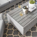Conway 4-Piece Outdoor Patio Wicker Rattan Furniture Set - Image 2