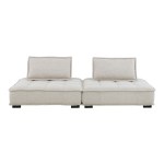 Saunter 2-Piece Tufted Fabric Fabric Loveseat - Image 3