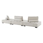 Saunter 3-Piece Tufted Fabric Fabric Sofa - Image 4