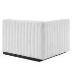 Conjure Channel Tufted Upholstered Fabric Left-Arm Chair - Image 17