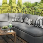 Commix 5-Piece Outdoor Patio Sectional Sofa - Image 2