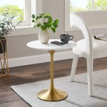 Lippa 20" Round Wood Side Table - Image 7