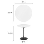 Lippa 20" Round Wood Side Table - Image 4