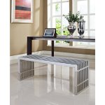 Gridiron Large Stainless Steel Bench - Image 4