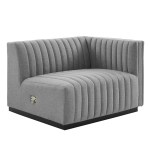 Conjure Channel Tufted Upholstered Fabric Loveseat - Image 19