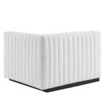 Conjure Channel Tufted Upholstered Fabric Loveseat - Image 29