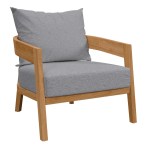 Brisbane 3-Piece Teak Wood Outdoor Patio Set - Image 11