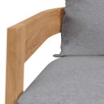 Brisbane 3-Piece Teak Wood Outdoor Patio Set - Image 7