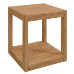 Carlsbad 3-Piece Teak Wood Outdoor Patio Set - Image 6