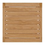 Carlsbad 3-Piece Teak Wood Outdoor Patio Set - Image 4
