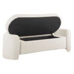 Nebula Boucle Upholstered Bench - Image 4