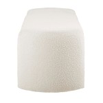 Nebula Boucle Upholstered Bench - Image 6