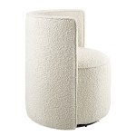 Della Boucle Fabric Swivel Chair - Image 5