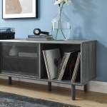 Kurtis 67" TV and Vinyl Record Stand - Image 11