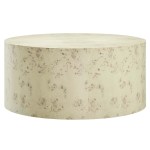 Cosmos 35" Round Burl Wood Coffee Table - Image 2
