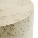 Cosmos 35" Round Burl Wood Coffee Table - Image 8