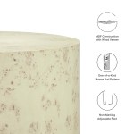 Cosmos 35" Round Burl Wood Coffee Table - Image 4