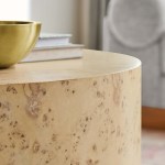 Cosmos 35" Round Burl Wood Coffee Table - Image 19