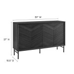 Harper Chevron Sideboard - Image 3