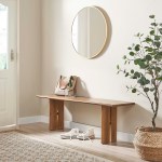 Amistad 58" Wood Bench - Image 19