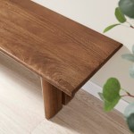 Amistad 58" Wood Bench - Image 21