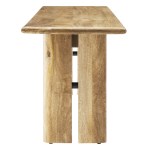 Amistad 72" Wood Bench - Image 5