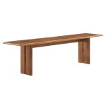 Amistad 72" Wood Bench - Image 12