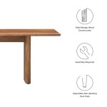 Amistad 72" Wood Bench - Image 13