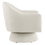 Astral Boucle Fabric Swivel Chair - Image 5
