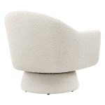 Astral Boucle Fabric Swivel Chair - Image 6