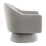 Astral Boucle Fabric Swivel Chair - Image 14