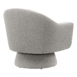 Astral Boucle Fabric Swivel Chair - Image 15