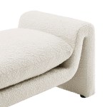 Waverly Boucle Fabric Bench - Image 15