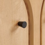 Appia 2-Door Arched Door Storage Cabinet - Image 8