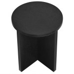 Silas Round Wood Side Table - Image 6