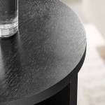 Silas Round Wood Side Table - Image 9