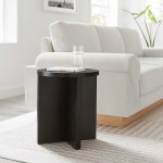 Silas Round Wood Side Table - Image 8
