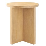 Silas Round Wood Side Table - Image 10