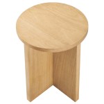 Silas Round Wood Side Table - Image 14