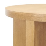 Silas Round Wood Side Table - Image 15