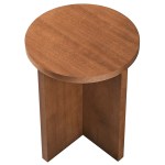 Silas Round Wood Side Table - Image 22